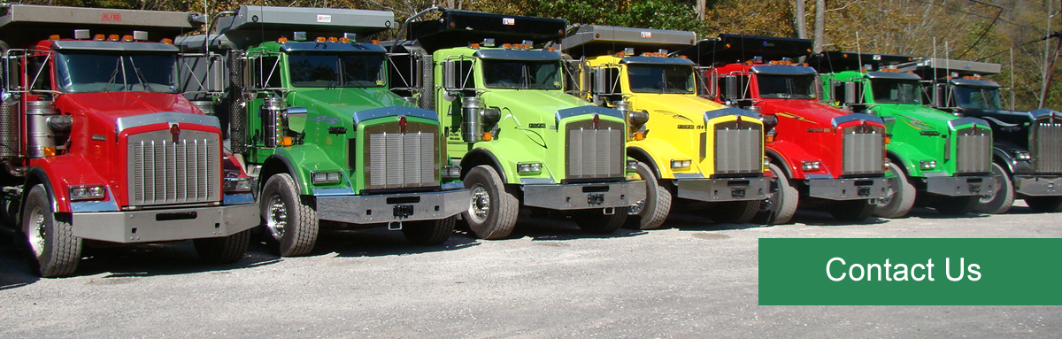 Contact Lusher Trucking for all your stone and aggregate needs for residential and commercial projects.